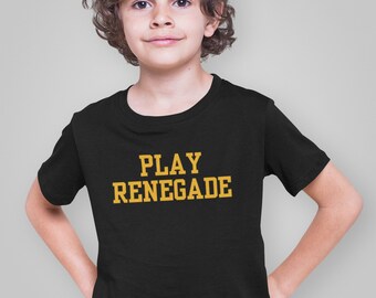 Kids Pittsburgh Steelers Shirt Play Renegade Shirt Pittsburgh Football Shirt Pittsburgh Steelers Shirt Youth Steelers Shirt