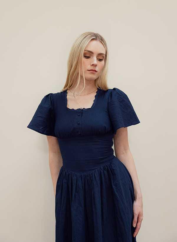 Navy Blue Dresses Short - Etsy Navy Blue Dresses Short - Etsy