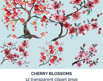 Cherry blossoms, cherry tree, paper curls, paper quilling, flowers, spring, garden, 3d effect, scrapbooking, junk journal, card making