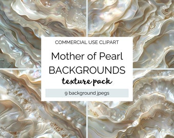 White Mother of Pearl Background Texture Patterns