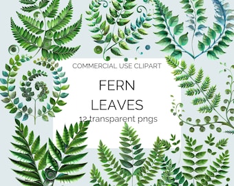 fern leaves, paper quilling, spring, Nursery Decor, transparent png, scrapbooking, card making, junk journal, clipart, floral, greenery