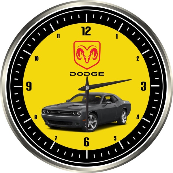Dodge Challenger Wall Clock - Etsy