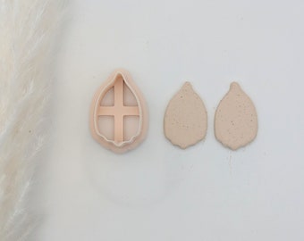 Rose Petal Clay Earring Cutter, Rose Clay Earring Cutter , Polymer Clay Cutters, Clay Jewelry Cutters, Trendy earring Cutters
