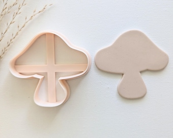 Mushroom Cookie Cutter, Mushroom Clay Cutter, Large Clay Cutter, Polymer Clay Cutter, Fondant Cutter, 3D Printed Cutter