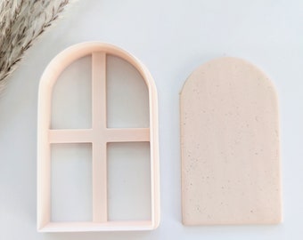 Arch Plaque Cookie Cutter, Window Frame Clay Cutter, Tall Arch Cookie Cutter, Trendy Cookie Cutter, Polymer Clay Cutter, 3D Printed Cutters