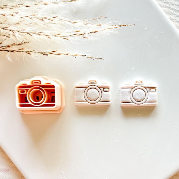 Camera Imprint Cutter for Polymer Clay Earring, Clay Cutter, Clay Jewelry Cutter, 3D Printed Cutter