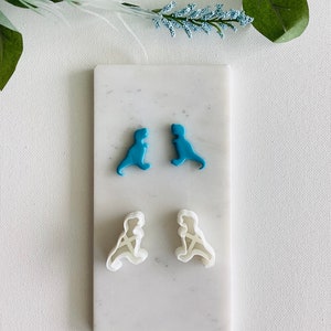 Dinosaur Earring Cutter, T-Rex Earring Clay Cutter, Trendy Clay Cutter, Polymer Clay Cutter, 3D Printed Cutter
