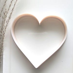 Heart Cookie Cutter, Valentine  Cookie Cutter, 3D Printed Cutter, Fondant Cutter