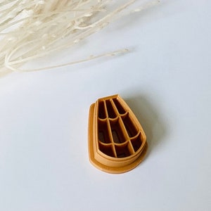 Shell Clay Earring Cutter Imprint Round, Sea Shell Clay Earring Cutter, 3D Printed Clay Cutter, Polymer Clay Cutter, Clay Jewelry Cutter