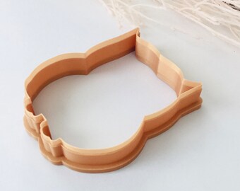 Mr. Owl Cookie Cutter, Owl Clay Cutter, Polymer Clay Cutter, Large Clay Cutter, Fondant Cutter, 3D Printed Cutter