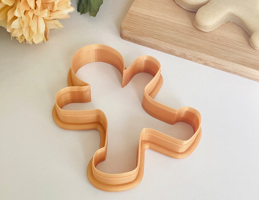 Gingerbread Man Cookie Cutter, Gingerbread Man Clay Cutter, 3D Printer