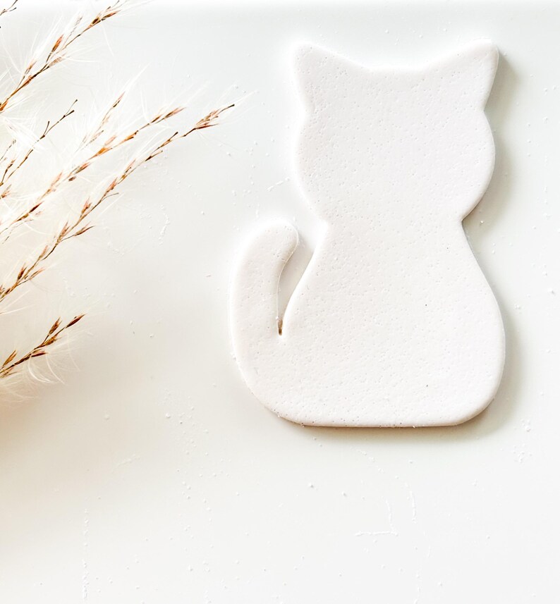 Kitty Cat Cookie Cutter, Cat Clay Cutter, Large Clay Cutter, Polymer Clay Cutter, Fondant Cutter, Kitty Cat Clay Cutter image 2