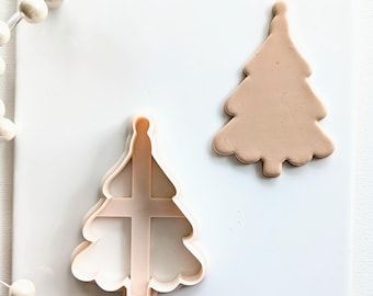 Christmas Tree Cookie Cutter, Christmas Tree Clay Cutter, Fondant Cutter, 3D Printed Cutter, Polymer Clay Cutter