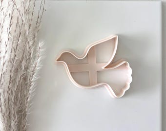 Dove Cookie Cutter, Holiday Cookie or Ornament Cutter, Large Clay Cutter, Polymer Clay Cutter, Fondant Cutter, Christmas Clay Cutter