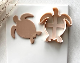 Sea Turtle Cookie Cutter, Turtle Clay Cutter, Large Clay Cutter, Polymer Clay Cutter, Fondant Cutter, 3D Printed Cutter