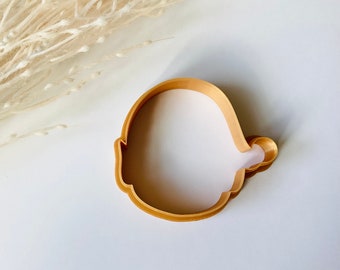 Elf Face Cookie Cutter, Christmas Cookie Cutter, Large Clay Cutter, Holiday Cutter, Fondant Cutter, 3D Printed Cutter, Polymer Clay Cutter