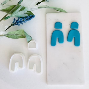 Organic Arch A Clay Earring Cutter Set, Dangle Clay Earring Cutter , Polymer Clay Cutters, Clay Jewelry Cutters, Trendy earring Cutters