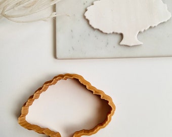 Tree Cookie Cutter,  Forest Tree Cookie Cutter, Large Oak Tree Clay Cutter, Polymer Clay Cutter, Fondant Cutter,  Wilderness Cookie Cutter