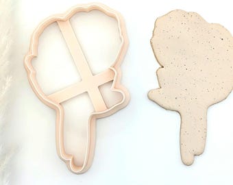 Spring Flower Cookie Cutter, Tulips Cookie Cutter, Large Clay Cutter, Polymer Clay Cutter, Fondant Cutter, 3 D Printed Clay Cutter