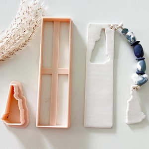 Rectangle Bookmark Clay Cutter, Bookmark Clay Cutter, 3D Printed Polymer Clay Cutters