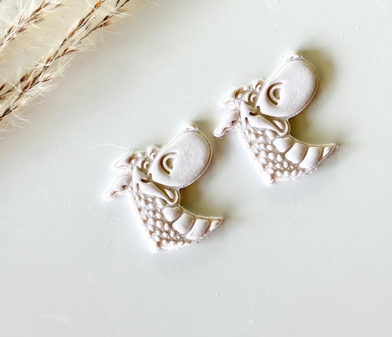 Happy Dragon Earring Imprint Cutter, Charm Clay Cutter, Polymer
