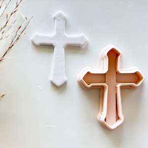 Celtic Cross Cookie Cutter, Large Cross Clay Cutter, 3D Printed Cookie Cutter, Religious Cookie or Cutter