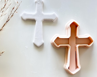 Celtic Cross Cookie Cutter, Large Cross Clay Cutter, 3D Printed Cookie Cutter, Religious Cookie or Cutter