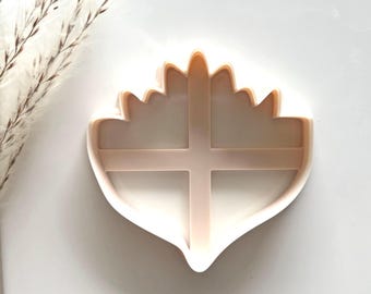 Triple Flower Cookie Cutter, Trendy Flower Cutter, Large Clay Cutter, Polymer Clay Cutter, 3D Printed Clay Cutter, Fondant Cutter