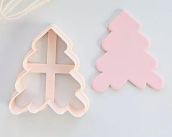 Christmas Tree Cookie Cutter, Christmas Tree Clay Cutter, Fondant Cutter, 3D Printed Cutter, Polymer Clay Cutter