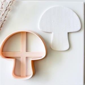 Mushroom Toadstool Cutter for Polymer, Earthenware Clay & Cookies. Pottery Tools