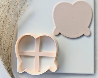 Pretzel Cookie Cutter, Large Pretzel Clay Cutter, Polymer Clay Cutter, Fondant Cutter, 3D Printed Clay Cutter