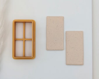 Rectangle Earring Cutter, Clay Earring Cutter , Polymer Clay Cutters, Clay Jewelry Cutters, Trendy Earring Cutters