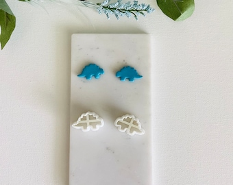 Dinosaur Earring Cutter, Stegosaurus Earring Clay Cutter, Trendy Clay Cutter, Polymer Clay Cutter, 3D Printed Cutter