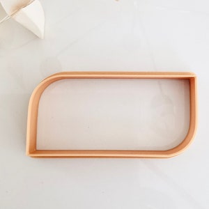 Boho Rectangle Cookie Cutter, Polymer Clay Cutter, Large Clay Cutter, Signature Cookie Cutter, Fondant Cutter, 3D Printed Cutter