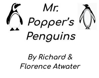 Mr. Popper's Penguins Literature Based Book Unit Study
