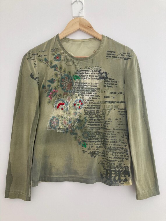 archive long sleeve tee y2k opium vkei 1990s Y2K 2000s Vintage 