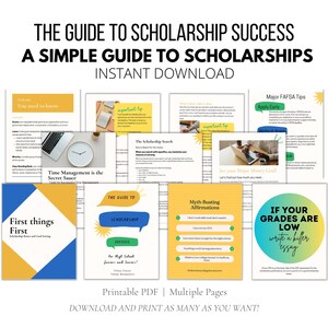 The Guide to Scholarship Success Ebook for Juniors and Seniors: How to apply for scholarships guide