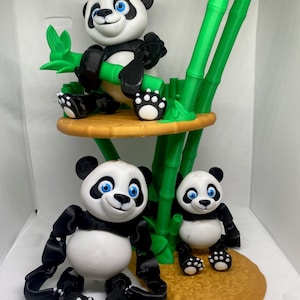 3D Printed PANDAS and HOME. Kids fidget toys, 3d printing, fidget toys, sensory toys, desk toys