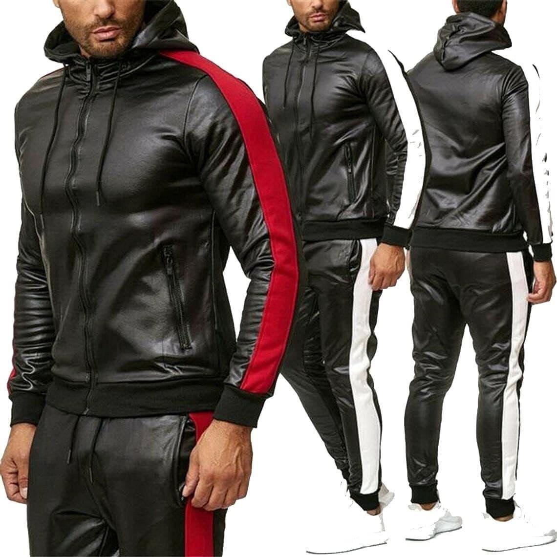 Leather Tracksuit 