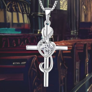 Dames Notitieketting Sterlingzilver Solsleutel-hanger Muzieknoot Sieraden voor muziekliefhebber