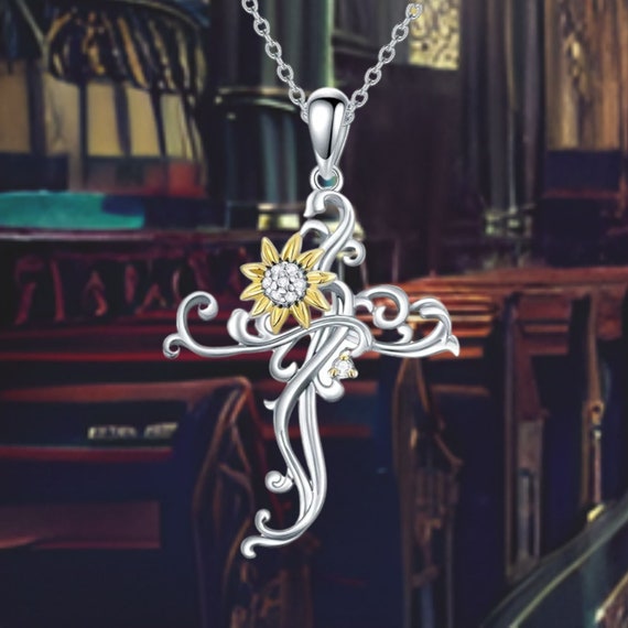 Collana Con Ciondolo Ancora Faith In Argento Sterling 925