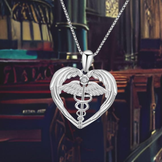 Collana con condolo a forma d cuore con quadrfoglo n resna - Etsy