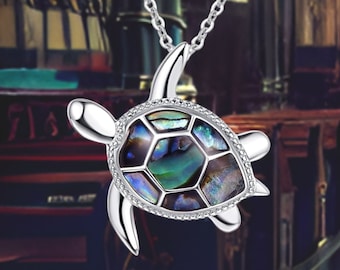 Zeeschildpadketting voor dames 925 sterlingzilver