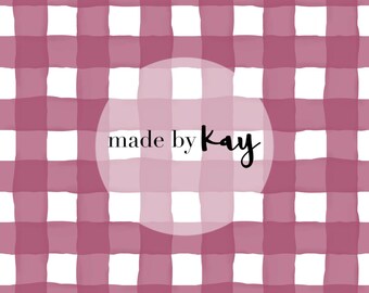 Mulberry Watercolor Gingham, purple plaid Seamless File, wine checkers maroon plaid hand painted red squares digital seamless repeat pattern