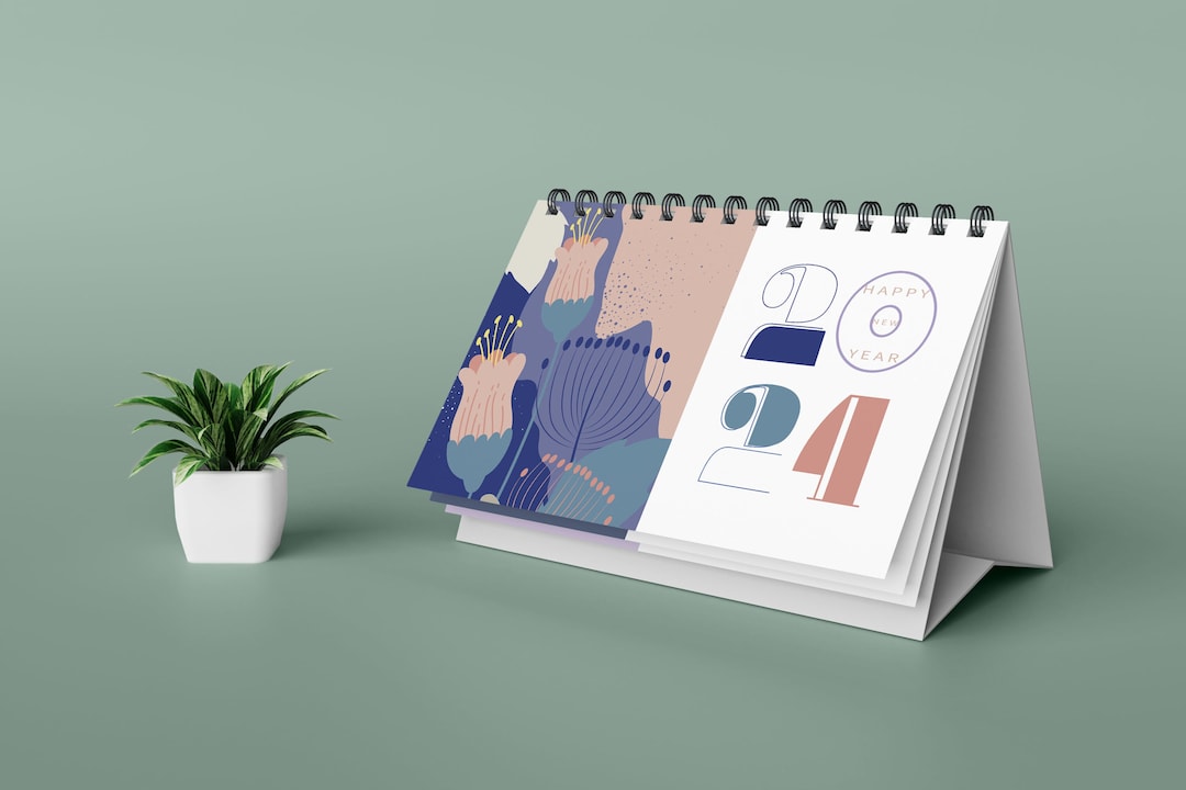 2024 Modern Minimal and Artists Desk Calendar Stylish - Etsy UK