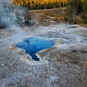 Blue Star Spring Yellowstone National Park Wyoming Digital Download
