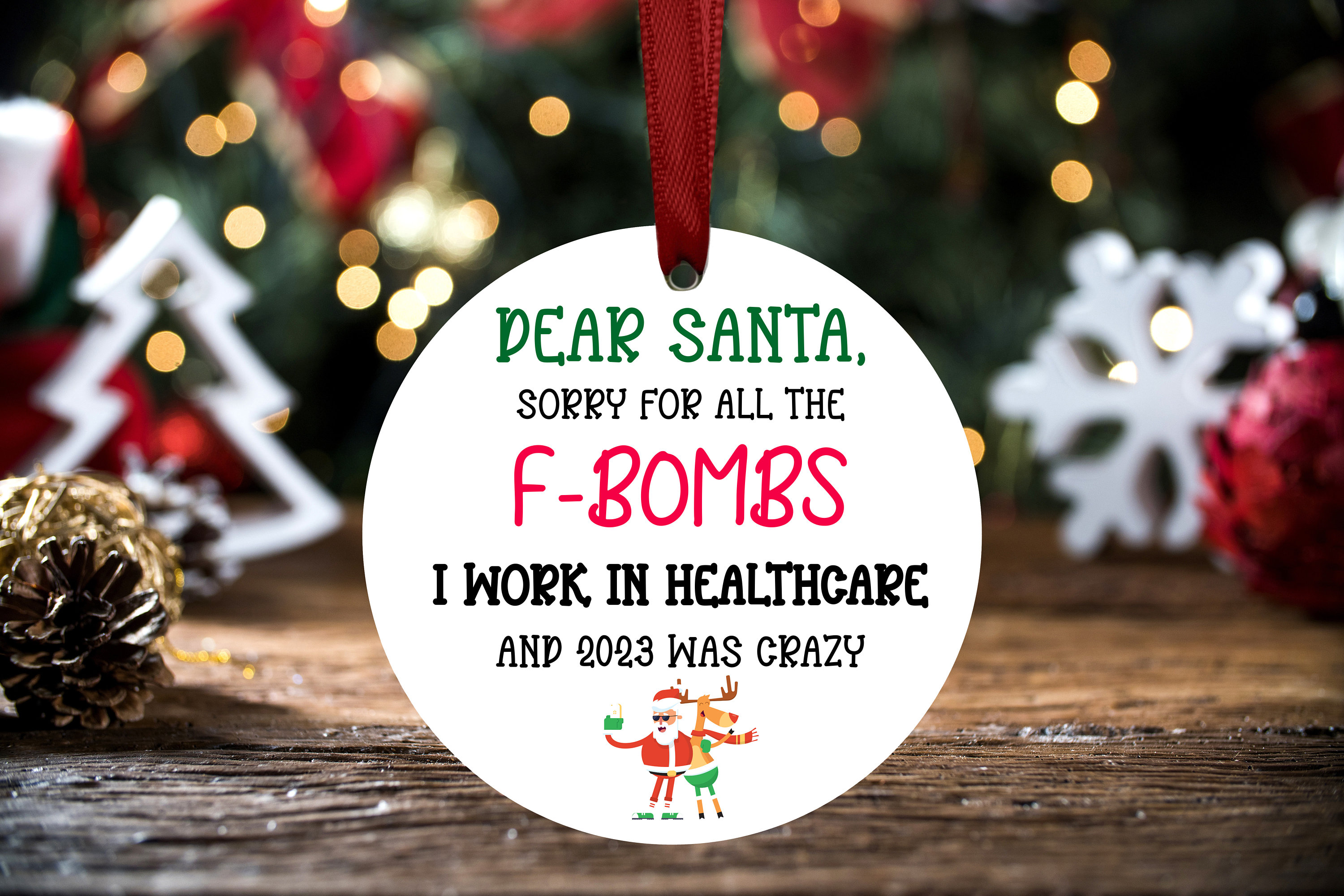 Dear Santa Sorry For All The F-Bombs I'm An Optician T-Shirt Dear Santa Sorry For All The F-Bombs I'm An Optician T-Shirt