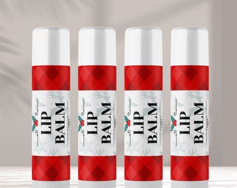 Holiday Lip Balm Gift Set | Gifts Under 10 | Stocking Stuffer | Gift for CoWorker | Lip Balm Gift Set | Hostess Gift | Secret Santa Gift