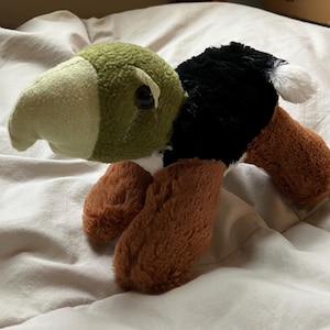 Dino dog, chimera plushie, hybrid stuffed animal, dinosaur plush animal