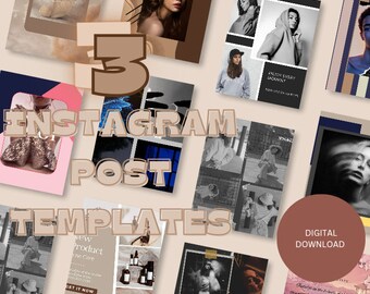 3 instagram minimalistic template